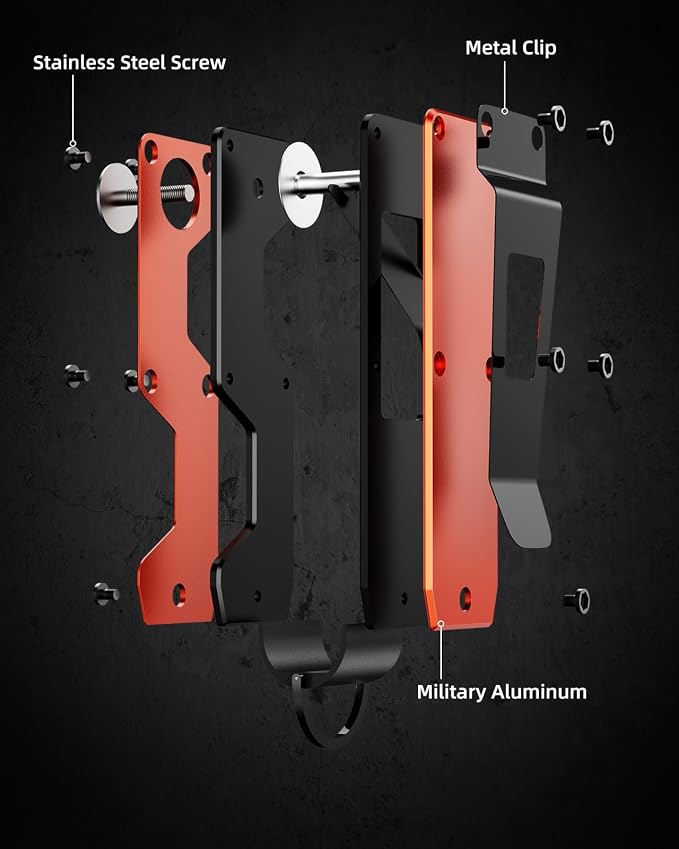 Key Organizer Compact Key Holder Metal Key Chain Minimalist key case key holder - Image 2