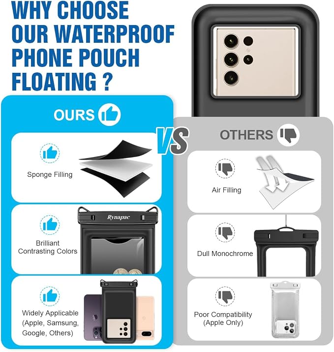 Floating Waterproof Phone Pouch 2 Pack - Image 9