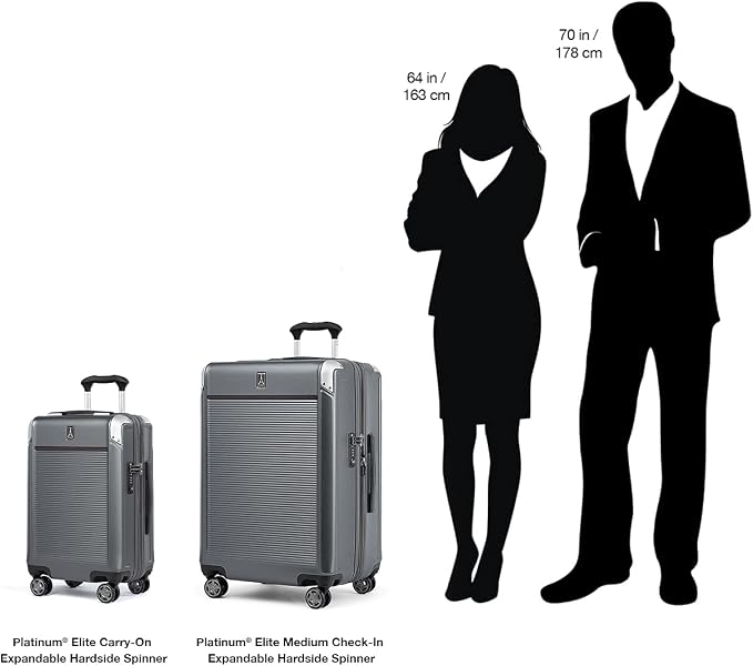 Travelpro Platinum Elite Hardside Expandable Spinner Wheel Luggage TSA Lock - Image 7