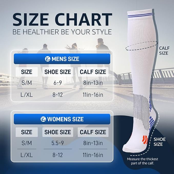 Kickticks 4 Pairs Compression Socks - Image 6