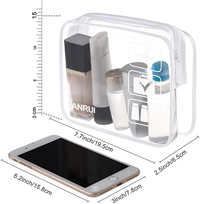 ANRUI Makeup Bags Clear Cosmetic Bag - Image 6