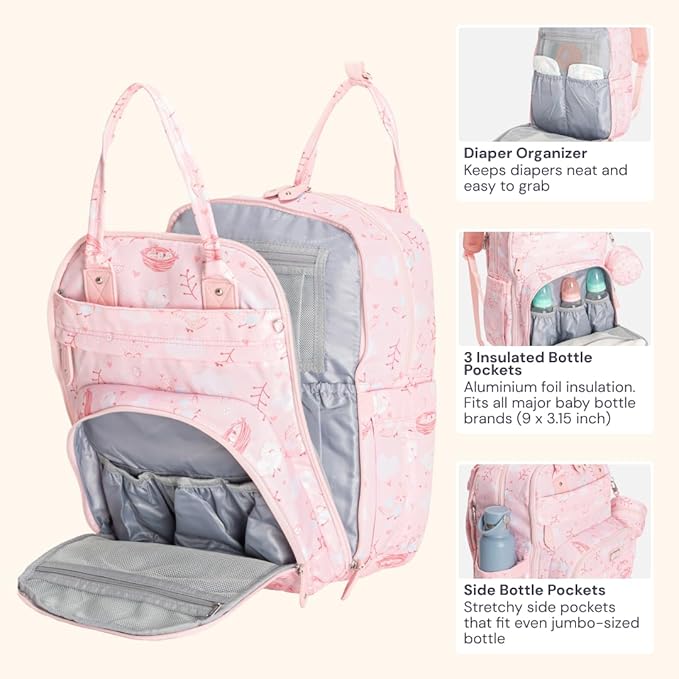 BabbleRoo Diaper Bag Backpack - Image 4