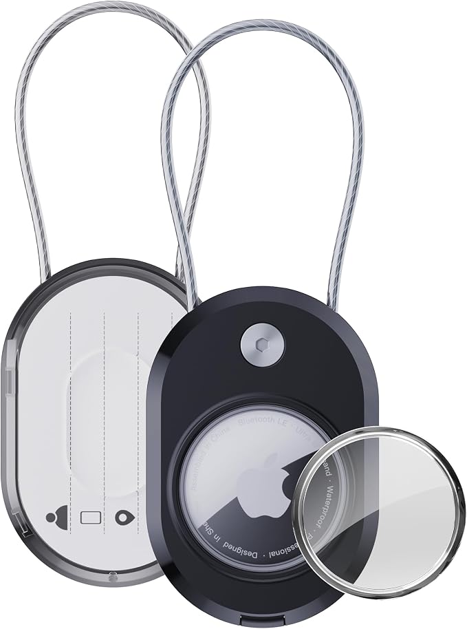 DDJ 2-Pack Luggage Tag Case for Apple Air Tracker Tag & Moto Tag by DDJ