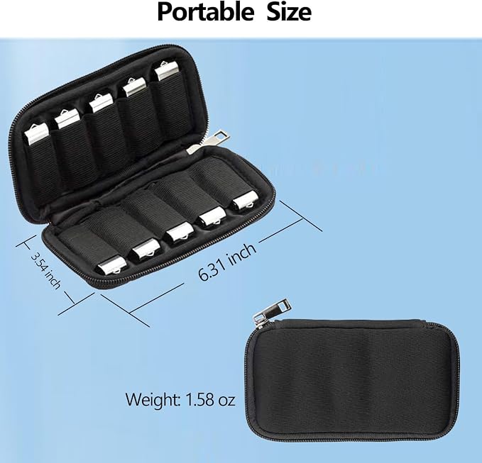 ABLAZE Flash Drive Case USB Storage Case, USB Holder Storage Bag - Image 4