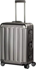 TRAVELKING All Aluminum Luggage Zipperless Hard Shell Suitcase by TRAVELKING