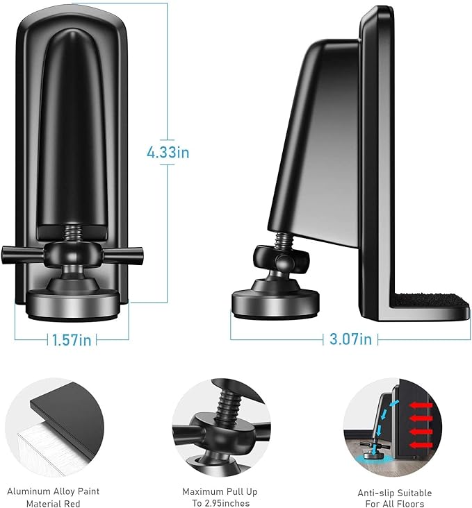 Door Jammer Door Stopper, Portable Door Security Lock - Image 4