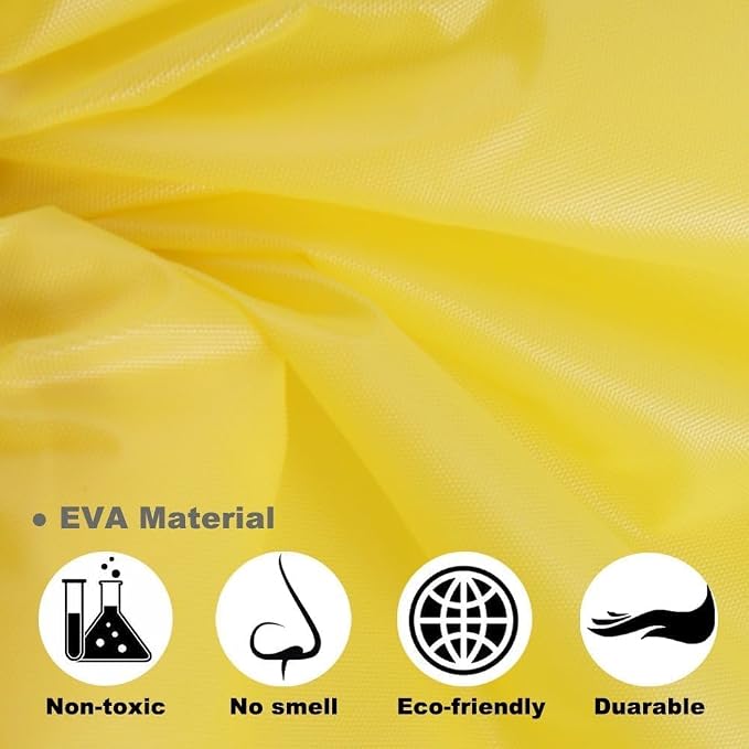Opret 2 Pack Raincoats for Adults Reusable, EVA Rain Ponchos Lightweight Rain - Image 4