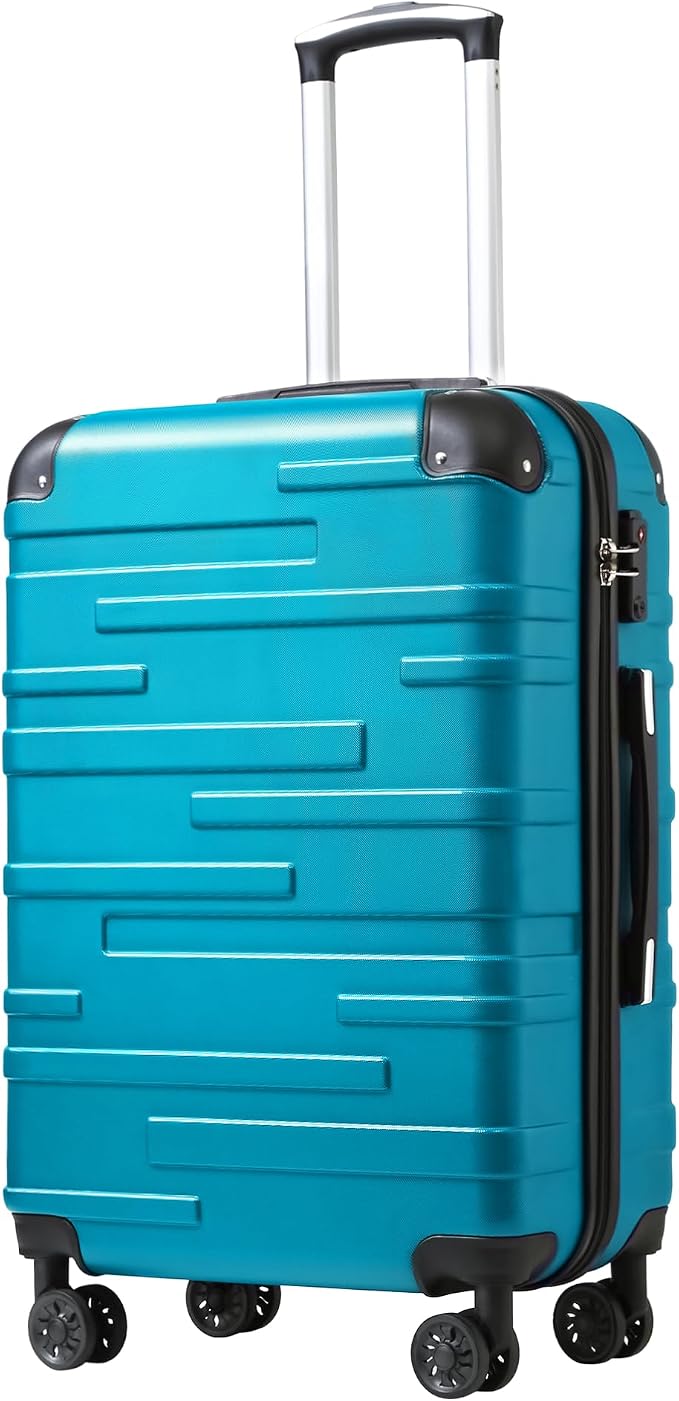 Coolife Luggage Suitcase Carry-on Hardside Travel Luggage TSA Lock Spinner by COOLIFE