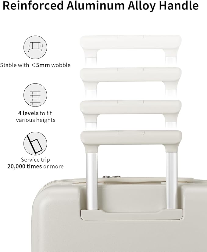 aji Expandable Top Opening Luggage Sets 2 Piece - Image 7