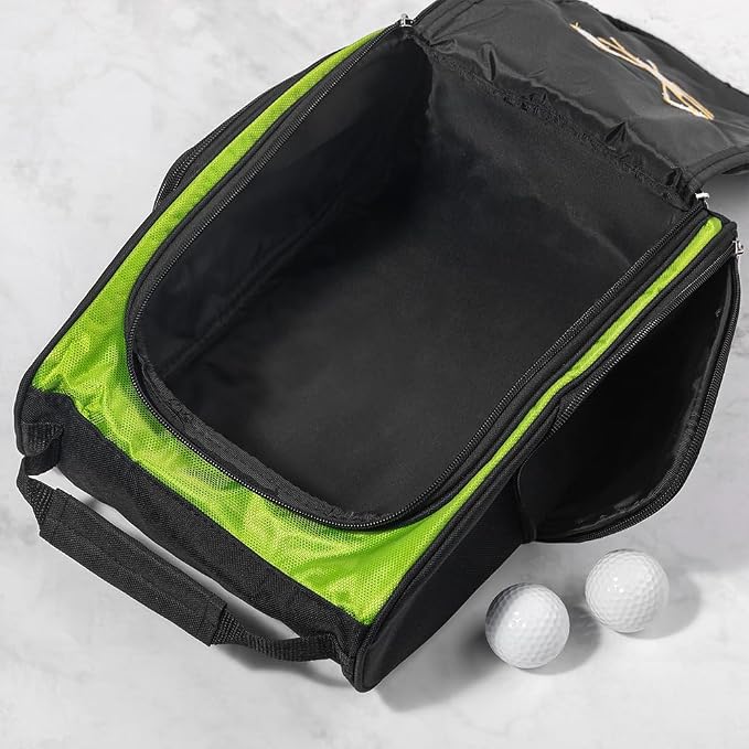 Embroidered Golf Shoe Bag Men Women Handle Strap Personalized Name Golf Shoes - Image 8