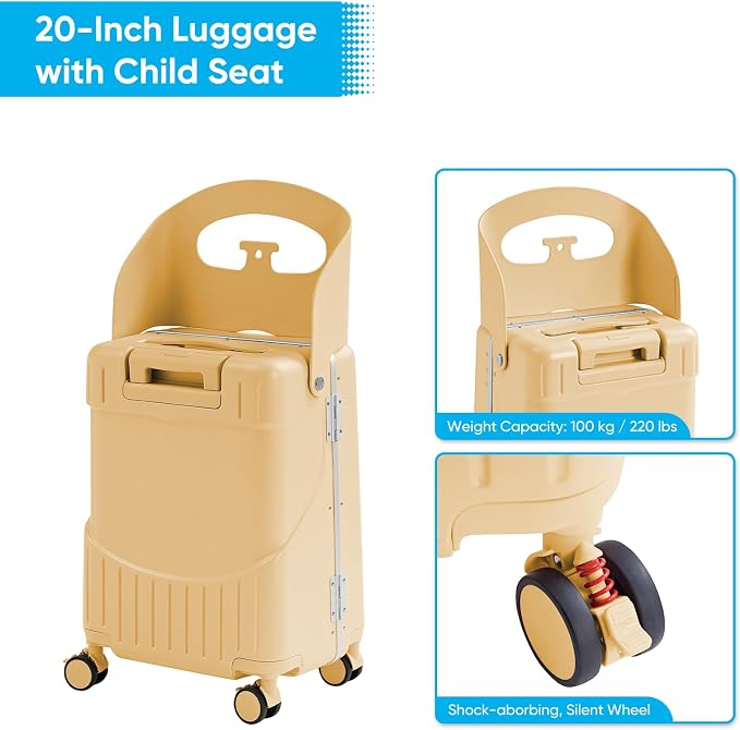 TABU 20" Ride-on Luggage with Seat - Image 5