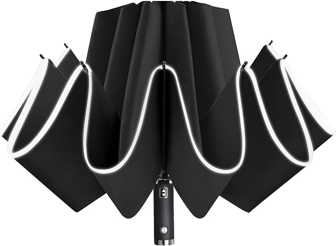 Lejorain Folding Reverse LED Umbrella by Lejorain
