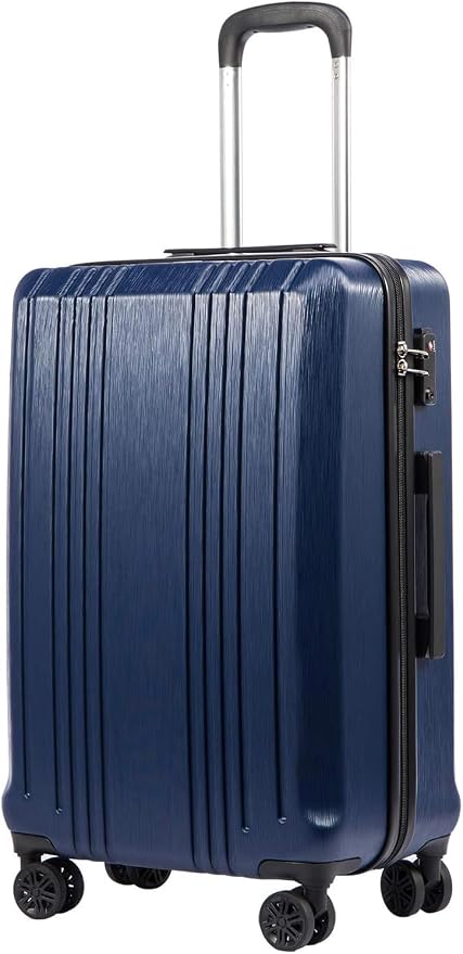 Coolife Luggage PC+ABS Hardshell Suitcase by COOLIFE