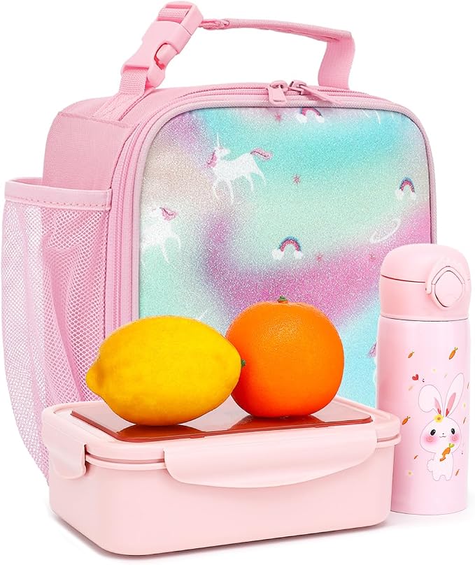 FlowFly Kids Lunch box Insulated Soft Bag Mini Cooler Back to School Thermal - Image 7