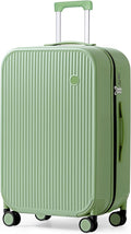 mixi 24 Inch Checked Luggage PC Hardshell Suitcases by MIXI