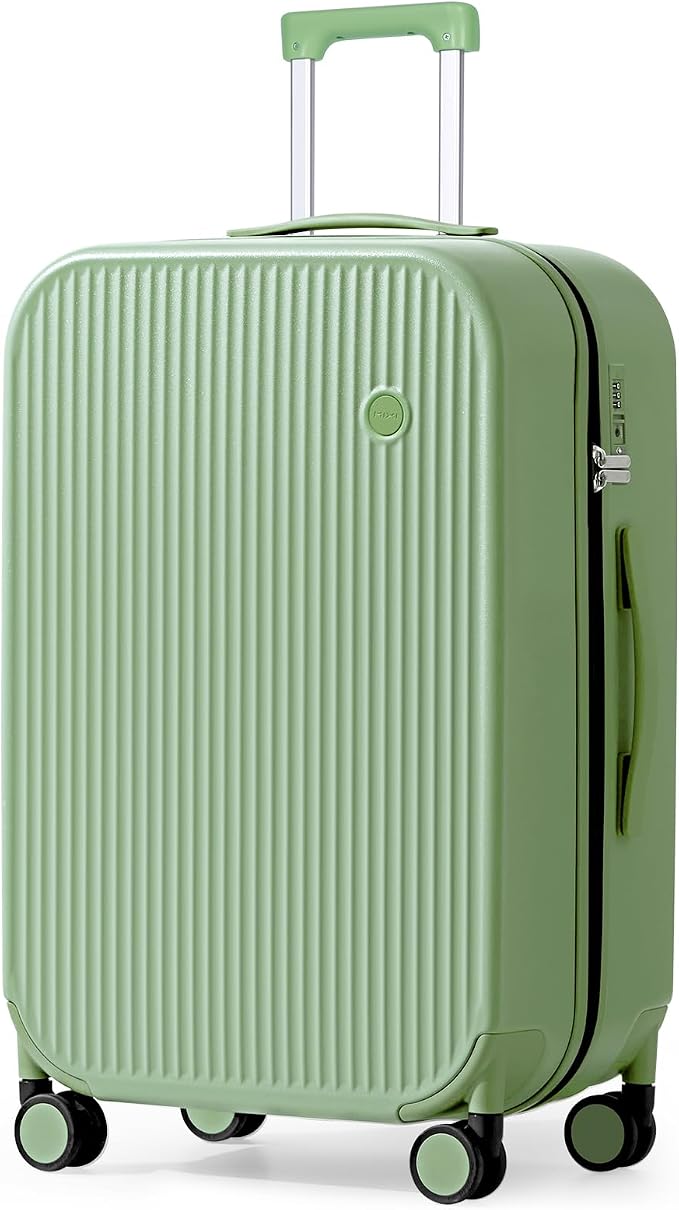 mixi 24 Inch Checked Luggage PC Hardshell Suitcases by MIXI