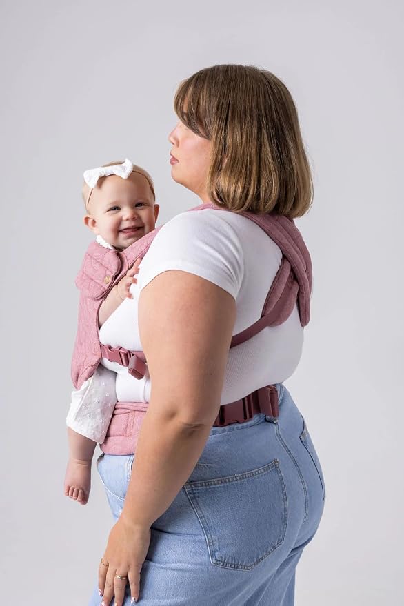 Mabē Monarch Ergonomic Baby Carrier – Premium Cotton Soft Structured Newborn to - Image 8