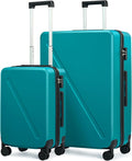 MILADA 2 Piece Luggage Sets, Hard Case Luggage set TSA Approved, Suitcase by MILADA