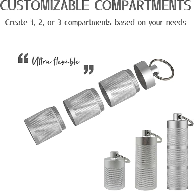 Waterproof Keychain Pill Holder - Image 5