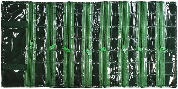 Travel Jewelry Roll Bag Portable Organizer Pouch by SCIKHEFT