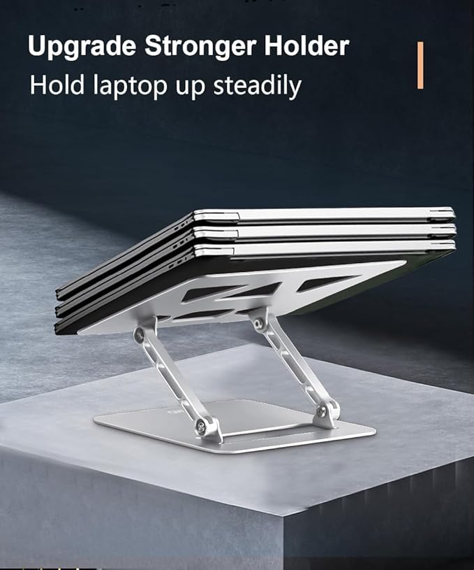 Adjustable Laptop Stand for Desk, Portable Laptop Stand Holder and Riser - Image 5