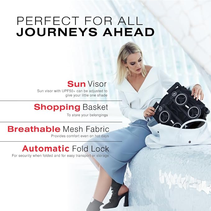gb Pockit Air All Terrain Ultra Compact Lightweight Travel Stroller - Image 4