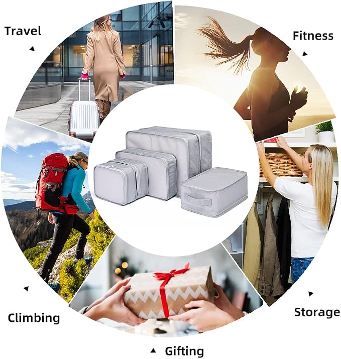 JJ POWER Travel Packing Cubes, Luggage Organizers - Image 4