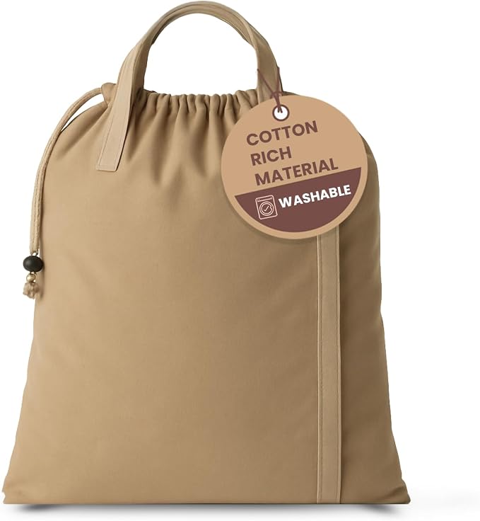 LFH Home Cotton Canvas Large Laundry Bag by LFHHomePrivateLimited