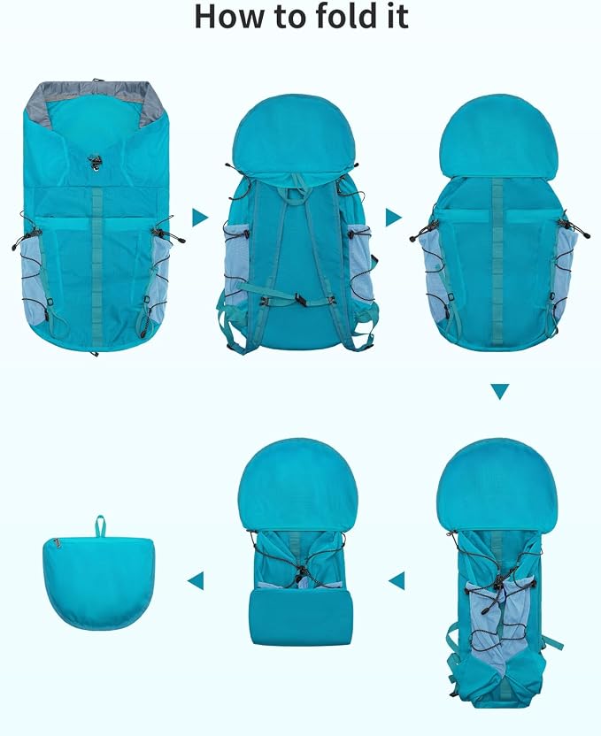 Blue Quartz Hiking Backpack 30L Lightweight Packable Backpack - Image 9