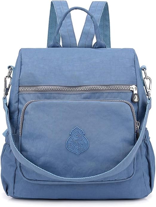 MINTEGRA Women Shoulder Backpack Multi-Pocket Nylon Purse Large Capacity by MINTEGRA