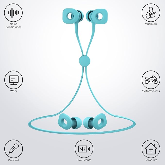 2 Pairs of Earplugs for Sleeping, Reusable Hearing Protection Earplugs - Image 2