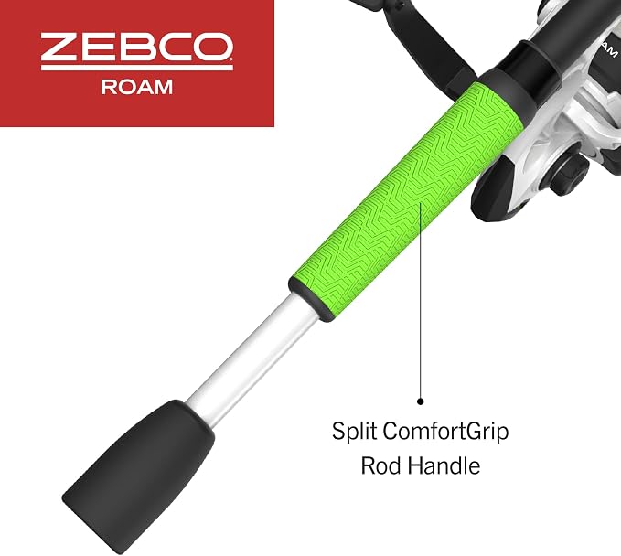 Zebco Roam Telescopic Fishing Rod and Spinning or Spincast Fishing Reel Combo - Image 6