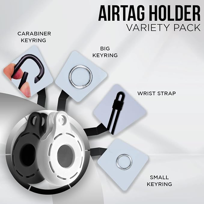 Apple AirTag 4 Pack Shockproof, Dustproof & Washable Cases, Silicon Holders - Image 4