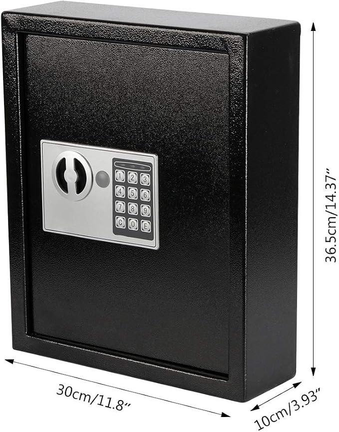 KYODOLED Electronic 40 Keys Cabinet Wall Mount, Digital Key Safe Lock Box - Image 3