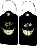 Black Halloween Smile Luggage Tags by Unknown