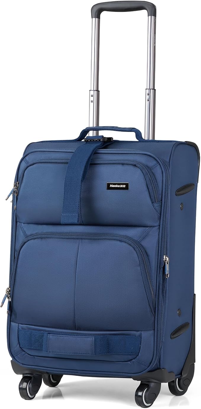 Hanke 20 Inch Softside Expandable Carry On Luggage by Hanke