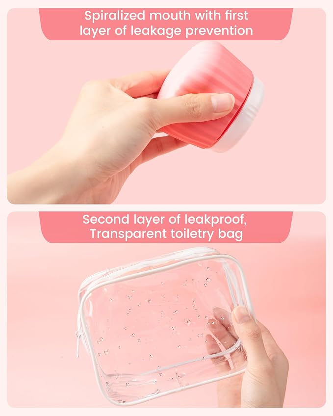 4 Pack Travel Size Silicone Jars, TSA Approved, Leak Proof, Bright Colors - Image 9