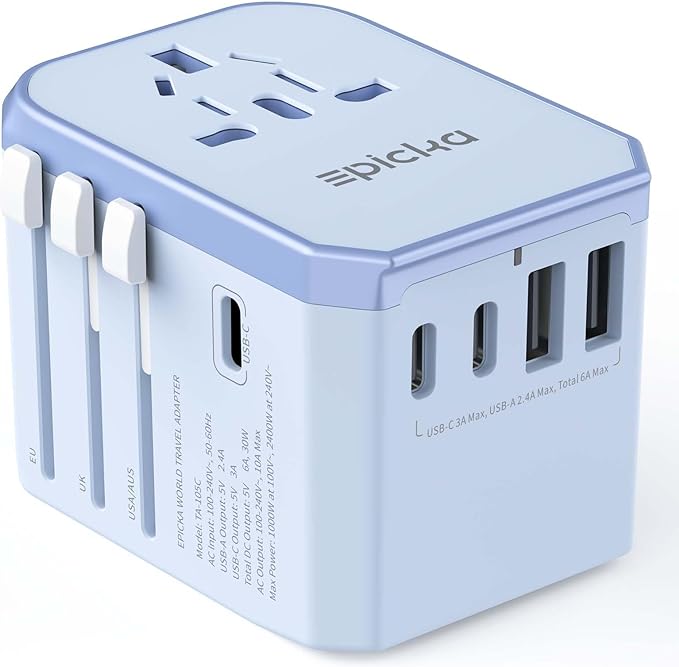 EPICKA Universal Travel Adapter, International Power Adapter by EPICKA
