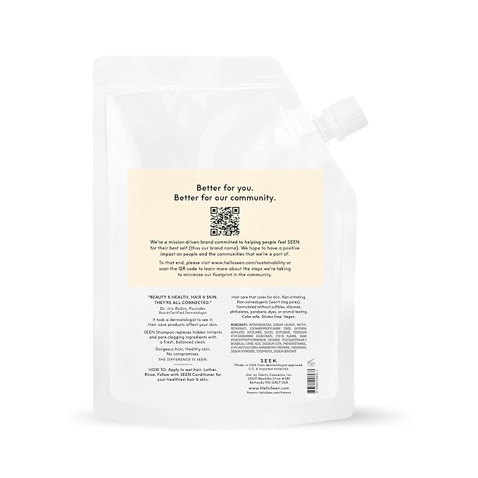 SEEN Shampoo Eco-Refill -Non-Comedogenic & Sulfate-Free Hair Shampoo- - Image 2