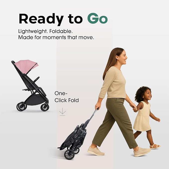 newyoo Baby Travel Stroller, Compact & Airplane-Friendly, Lightweight - Image 3