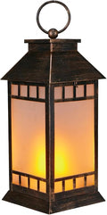 18'' Glass Solar Lantern Outdoor Waterproof, Large Hanging Solar Lanterns by anyperfect