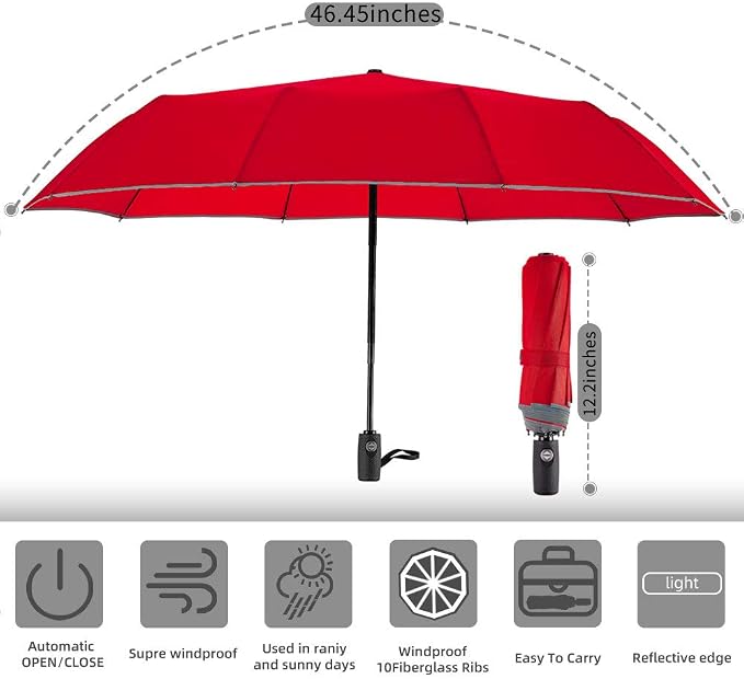 FDJASGY Windproof Travel Umbrella - Image 7