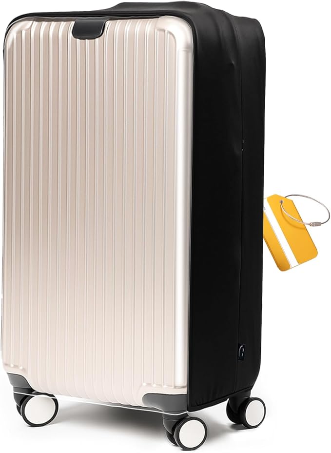 OrgaWise Clear Luggage Cover, For Suitcase Tsa Approved Transparent TPU by OrgaWise