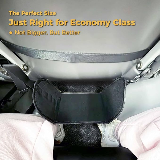 1 Pack - Foot Hammock for Plane Travel, Portable Airplane Foot Hammock - Image 2