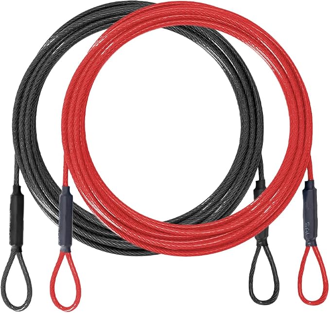 3.3mm Outdoor Travel Stainless Steel Security Cable-6ft Luggage Lock Safety by MiMetty