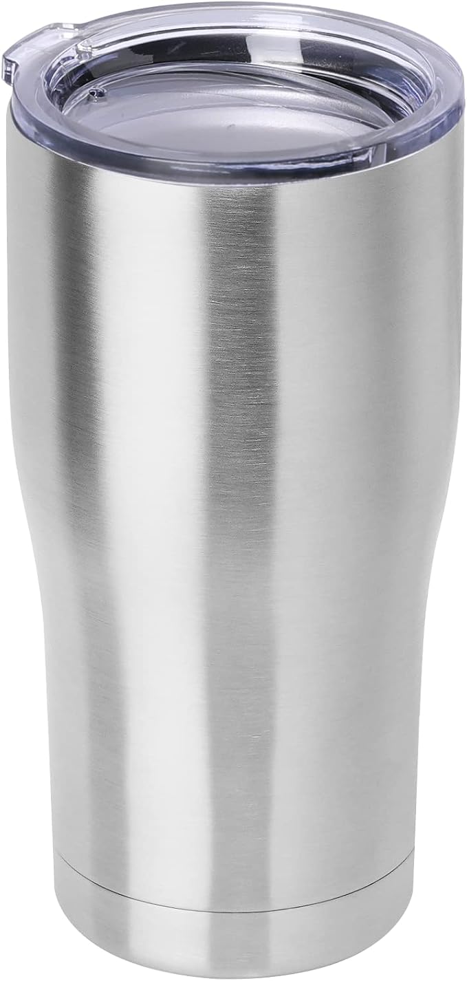 DOMICARE 20oz Tumbler with Lid Stainless Steel Tumblers Bulk, Double Wall by VisittheDOMICARE
