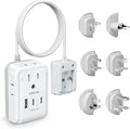 VINTAR Universal Travel Adapter Kit, 5ft Detachable Extension Cord by VINTAR