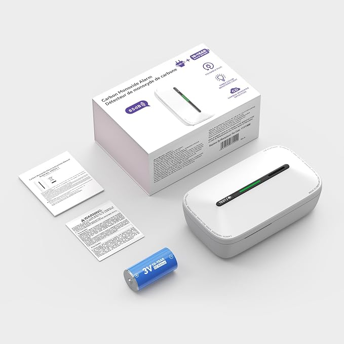 Jemay Plug in Carbon Monoxide Detector, Portable CO Detector - Image 8