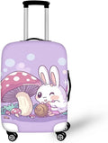 Cute Bunny Rabbit Luggage Covers Fit 30-32 Inch Universal Thickness Suitcase by Dremagia