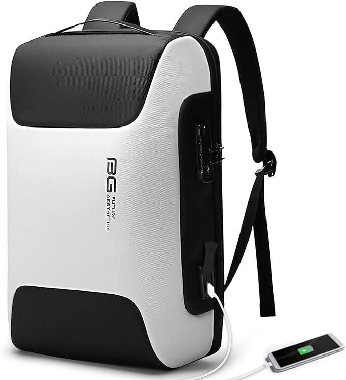BANGE Business Laptop Backpack Fits 15.6 Inch Notebook, Anti Theft Work Backpack by BANGE